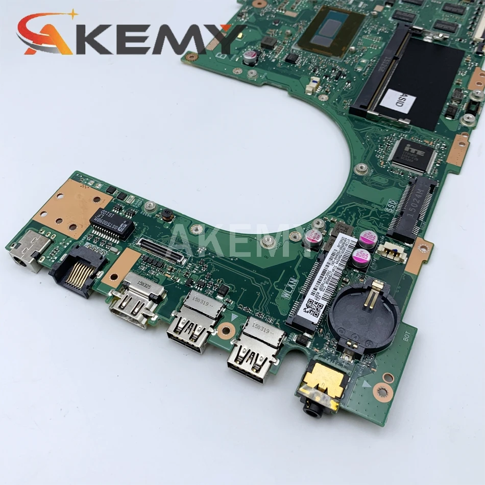 New!! Q502LA Laptop Motherboard For Asus Q502LAB Q502LA Q502L Mainboard w/ I5-4200U 4GB-RAM