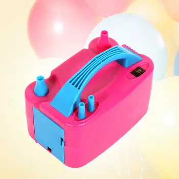 

High Power Two Nozzle Electric Balloon Inflator Pump Color Air Blower EU/US Plug Air Compressor Inflatable Balloon Party Tool