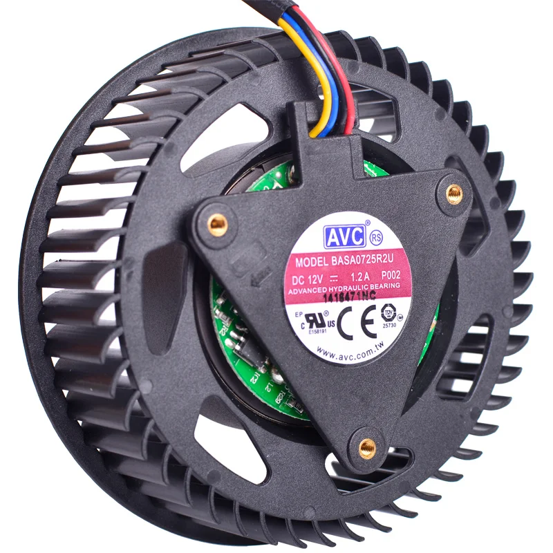 

Brand new BASA0725R2U turbine video card fan 12V 1.20A 4wires for HD4870 HD5850 HD5870 HD5970~
