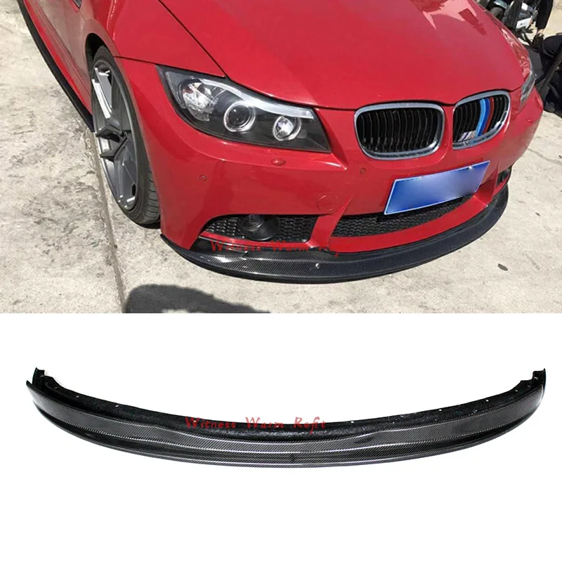 For E90 Mtech Carbon Fiber Front Bumper Lip Diffuser Splitter For Bmw