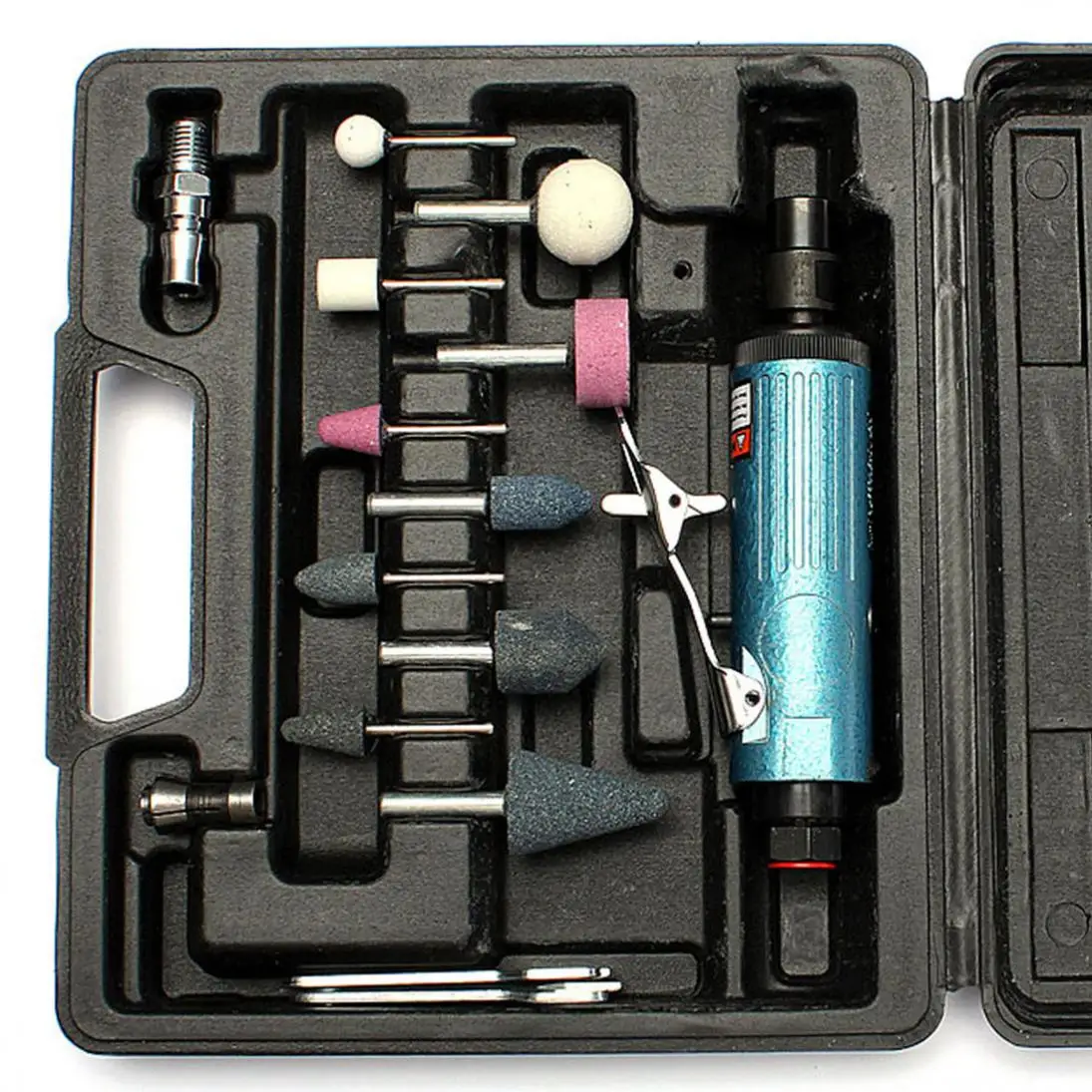 

1/4 inch Pneumatic Tools Air Compressor Die Grinder Tool Air Grinders with 14 Pcs Rotary Tool Kit