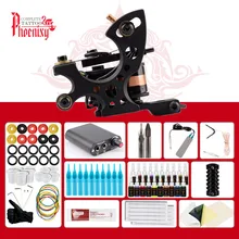 Пусковой комплект татуировок, пулемет, многоцветная татуировка, чернила, набор татуировки, мощность, перманентное искусство тела, стартер, полный набор татуировок