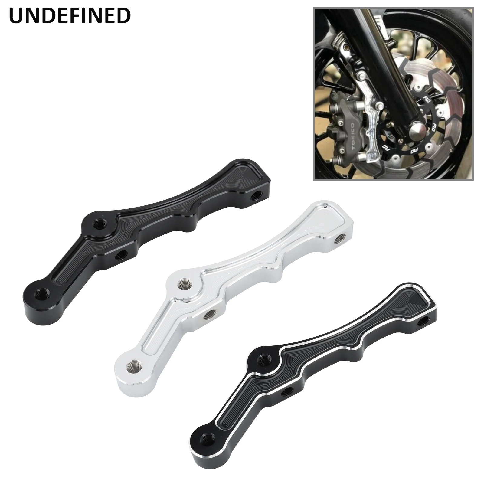 

Motorcycle Brake Radial Mount Caliper Bracket Front Brake Clip Mounts For Harley Sportster Dyna Softail Fatboy Touring Road King