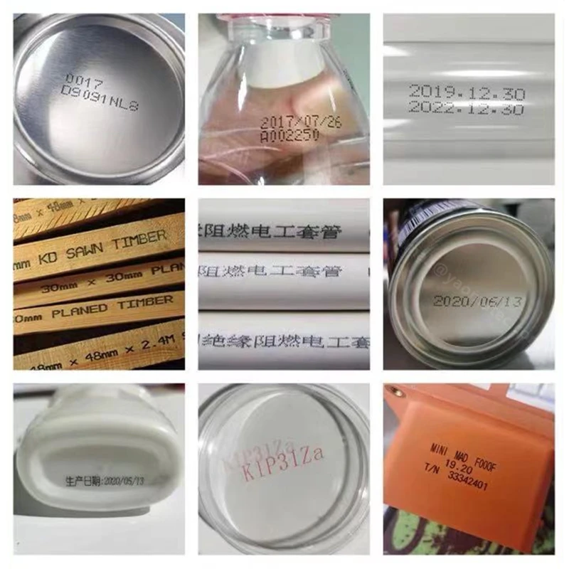 Mini Portátil Impressora Térmica Jato de Tinta Handheld Jet Printer qr Bar Batch Code Data Logo Expiry Label 25 Language 12.7 mm - Imagem 2