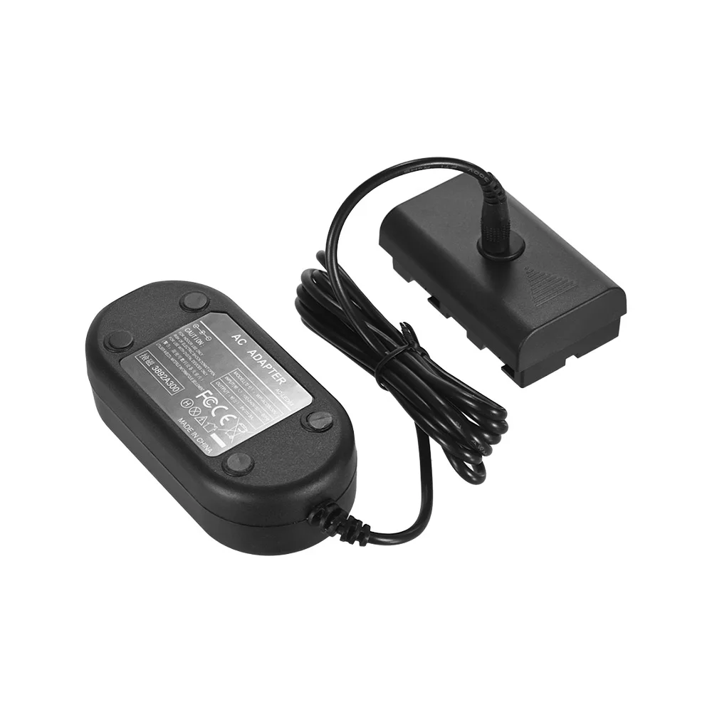 Andoer Dummy Battery DC 8V 3A Switching Power Supply Adapter for NEEWER CN-160 CN-126 Andoer W160 W228 Video Light