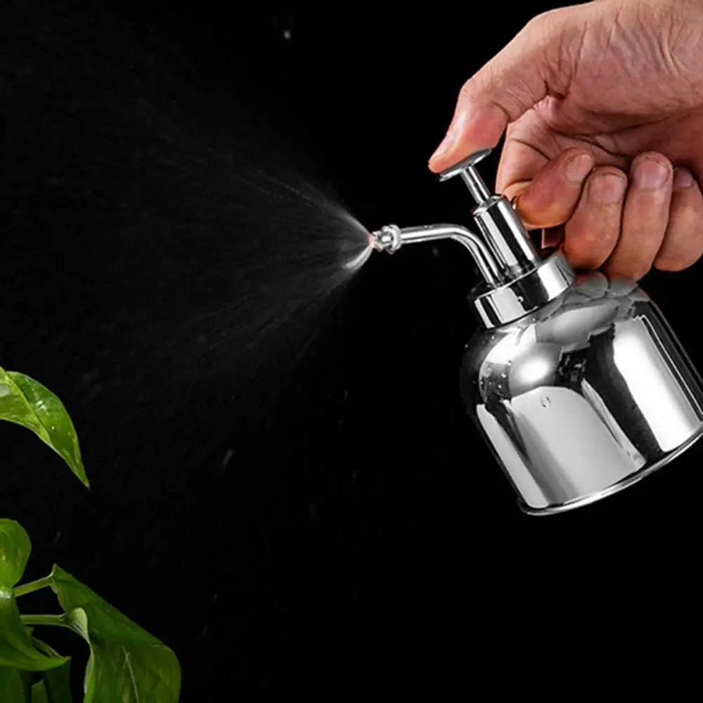 300ml Vintage Watering Can Stainless Steel Succulent Plants Sprinkling Mist Nozzle Garden Retro Tool | Дом и сад