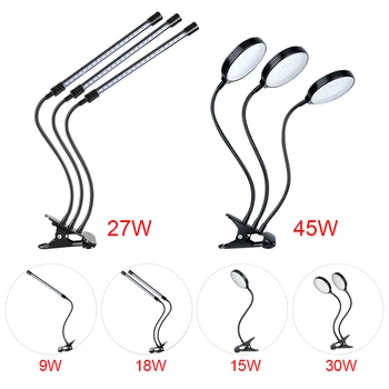 

Full Spectrum Phytolamps DC5V USB LED Grow Light 9w 15W 18w 27w 30W 45W Desktop Clip Phyto Lamps for Plants Flowers Grow Lantern