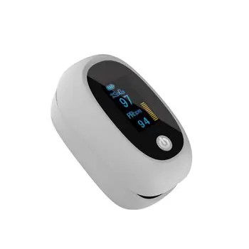 

0.96in OLED Fingertip Pulse Oximeter Heart Rate SPO2 PR Blood Oxygen Sleep Monitor Without Battery Detector Health Tool
