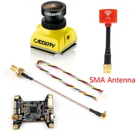 Caddx Mini FPV kamera bebek Ratel süper gece sürüm 14*14mm w/Atlatl HV V2 5.8G 40CH VTX/anten FPV Drone için квадрокоптер