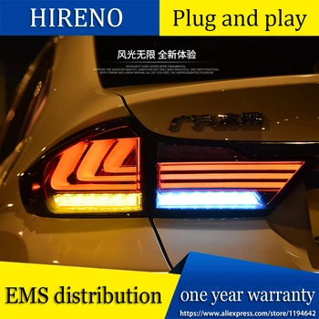 

Car Styling Case For HONDA City Taillights 2015-2017 LED Tail Light LED Rear Lamp DRL+Brake+Reversing+Signal LIGHT Accessories