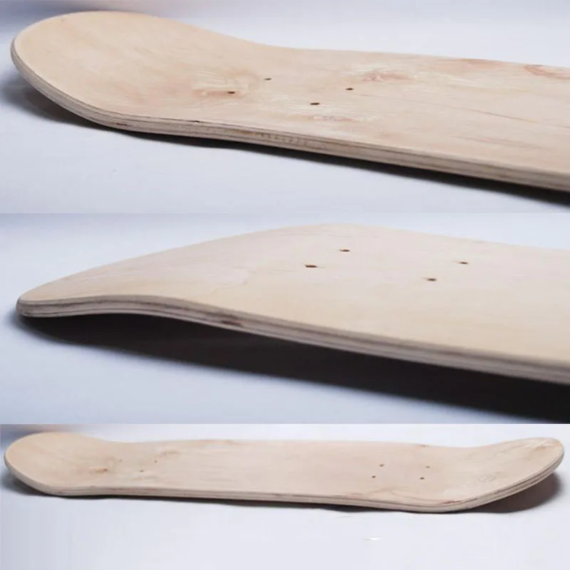 Jusenda8inch8LayerMapleDIYBlankskateboardDoubleConcaveNatural
