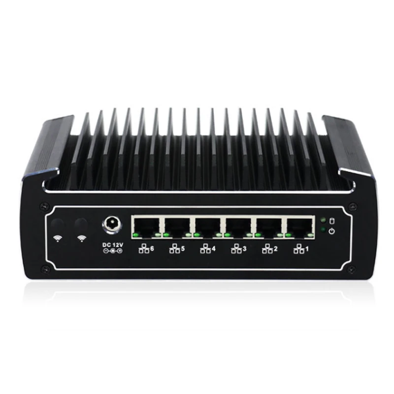 Безвентиляторный мини-ПК Pfsense x86 core i7 8550U i5 8250U celeron 3867u 6 * Intel Lans DDR4 linux межсетевой