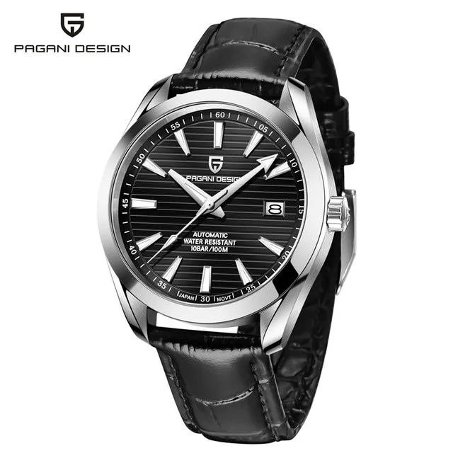 PAGANI DESIGN 40MM Stainless Men Mechanical Watch Luxury Sapphire Crystal Automatic Watches 100M Waterproof Japan NH35 Watch Men 