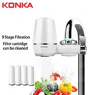 Tap Water Purifier Clean Kitchen Faucet Washable Ceramic Percolator Water Filter Filtro Rust Bacteria Removal Replacement Filter 2