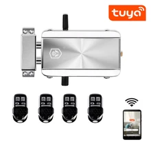 Tuya App Wifi Afstandsbediening Smart Elektrische Motor Lock Onzichtbare Installatie Voor Thuis Kantoor Indoor Gebruikt