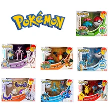 

Pokemon Manual Robot Genuine With Box Deformation Pokeball Toys Gyarados Pikachu Charizard Mewtwo Anime Figure Toy Kids Gifts