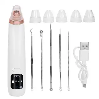 

Blackhead Removal Electric Hot Compress Blackhead Removal Suction Instrument Household Face Pore Cleaner Black Head Remover