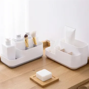 

Multifunctional Storage Box Bathroom Skin Care Products Desktop Compartment Storage Box Simple Desk Storage Box
