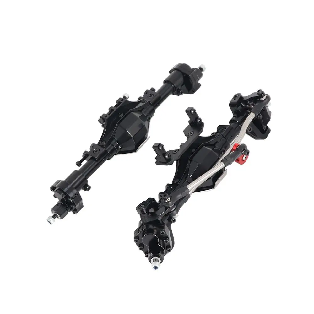 Для 1/10 RC Гусеничный автомобиль осевой SCX10 II 90047 90046 Запчасти для обновления SCX10 передний задний портальный мост алюминиевый сплав CNC Анодированный полный