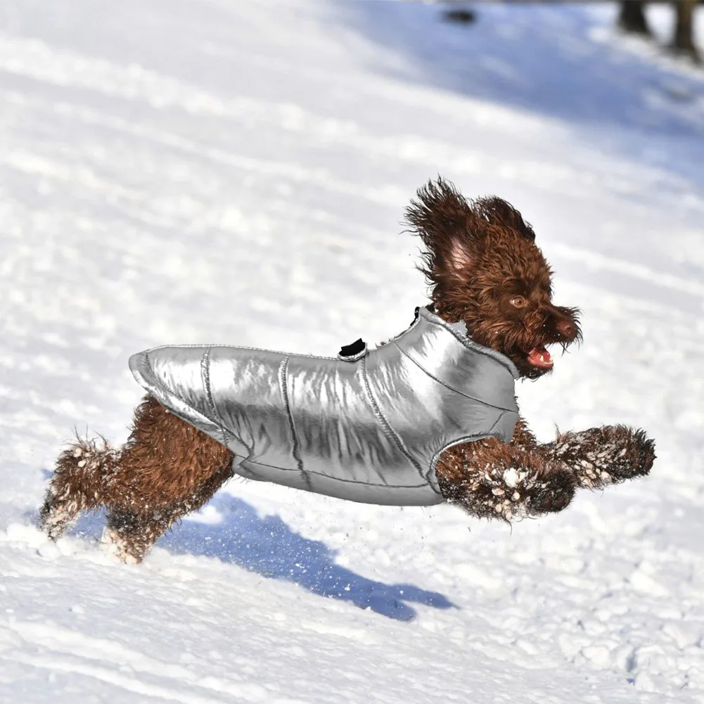 Water Resistant Casual Padded Dog Vest Polyester Warm Winter Yorkshire Chihuahua Pet Supplies Windproof Puppy Clothes Outdoor |
