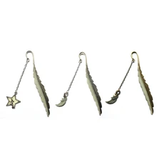 Ретро милый перо Крылья сова дизайн с бабочками и цветами металлическая Закладка для книг школьников Винтаж Bookarks красивый подарок