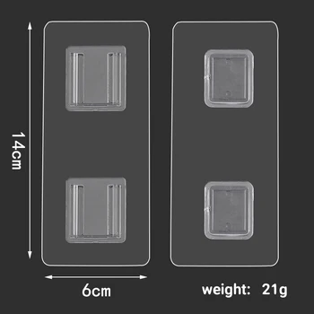 

Double-Sided Adhesive Hooks Removal High-Strength Nail-Free Strong Waterproof Pair Holder