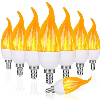 Led Vlam Flikkerende Lamp Led Fire Emulatie Licht E14 E27 Kaars Lamp 4 Modi Verlichting Creatieve Xmas Sfeer Lamp Thuis decor Led Vlam Flikkerende Lamp Led Fire Emulatie Licht E14 E27 Kaars Lamp 4 Modi Verlichting Creatieve Xmas Sfeer Lamp Thuis decor