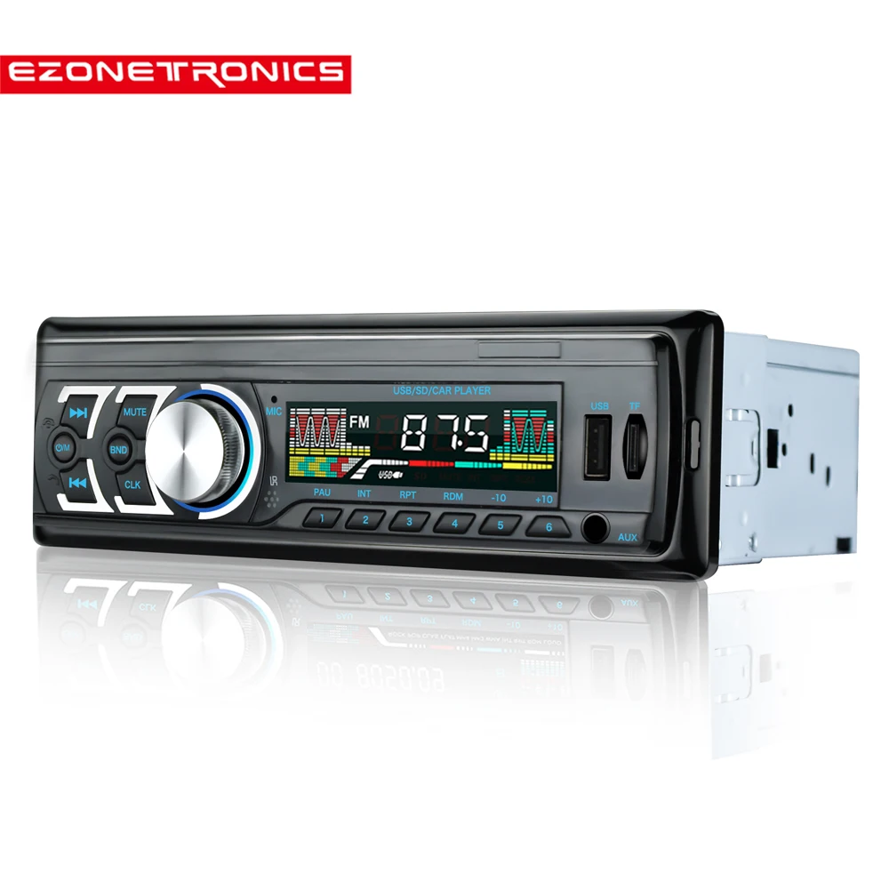 Автомобильный Радио стерео плеер Bluetooth телефон аудио Авто AUX-IN MP3 FM/AM/USB/1Din/пульт дистанционного управления 12 В универсальная JQ1781