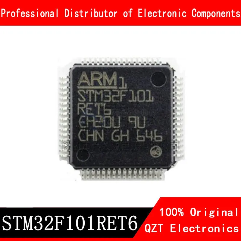 5pcs/lot new original STM32F101RET6 STM32F101 LQFP-64 microcontroller MCU In Stock