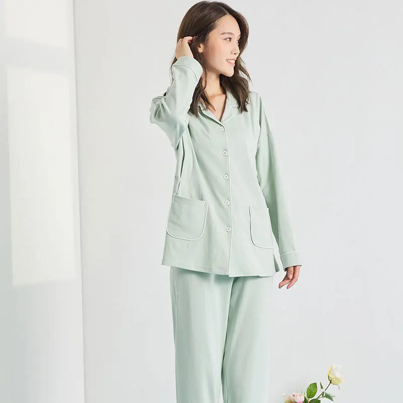 Spring Cotton Night Wear Maternity Nighties Nursing Clothes Sleepwear Breastfeeding Nightwear Pajamas Pregnancy - Image 5