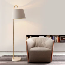 Современный Мраморный напольный светильник в скандинавском стиле для рыбалки и учебы, гостиной, черного и белого цвета, креативный Торшер для отеля и виллы