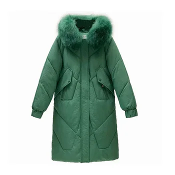 

Plus Sizes Women Down-Cotton Outerwear Coat Plain Colors Fashion Winter Jacket Feminino Mujer Invierno 2019 Manteau Femme