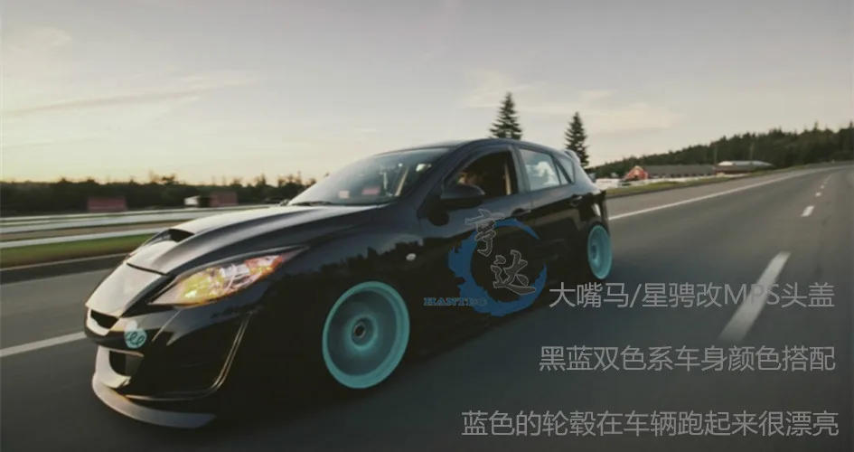 Подходит для mazda 6 углеродного волокна хвосты крыло спойлер