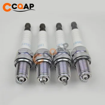 

4pcs FR5EI MN163235 FR6EI Iridium Spark Plugs For Mitsubishi Outlander Peugeot 4007 Citroen FR6EI MN163236