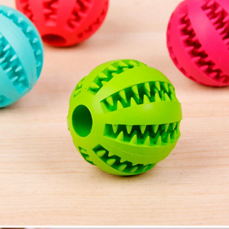 Pet Sof Pet игрушки для собак игрушка забавный интерактивный эластичный шарик жевательная игрушка для собаки зуб чистый шар еды Экстра-жесткий резиновый мяч