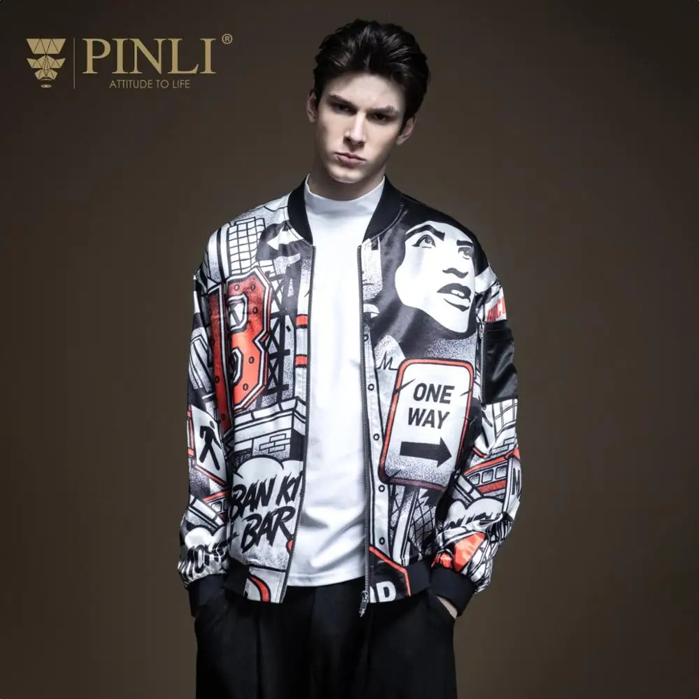 Denim Jacket Special Offer Standard No Pinli Fall New Men's Decorated Baseball Collar Printed Jacket Moisture B193304188