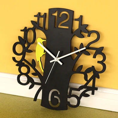 

Creative Art Wall Clock Simple Modern Silent Black Numeric Wall Clock Living Room Duvar Saati Fashion Home Decoration MM60WC