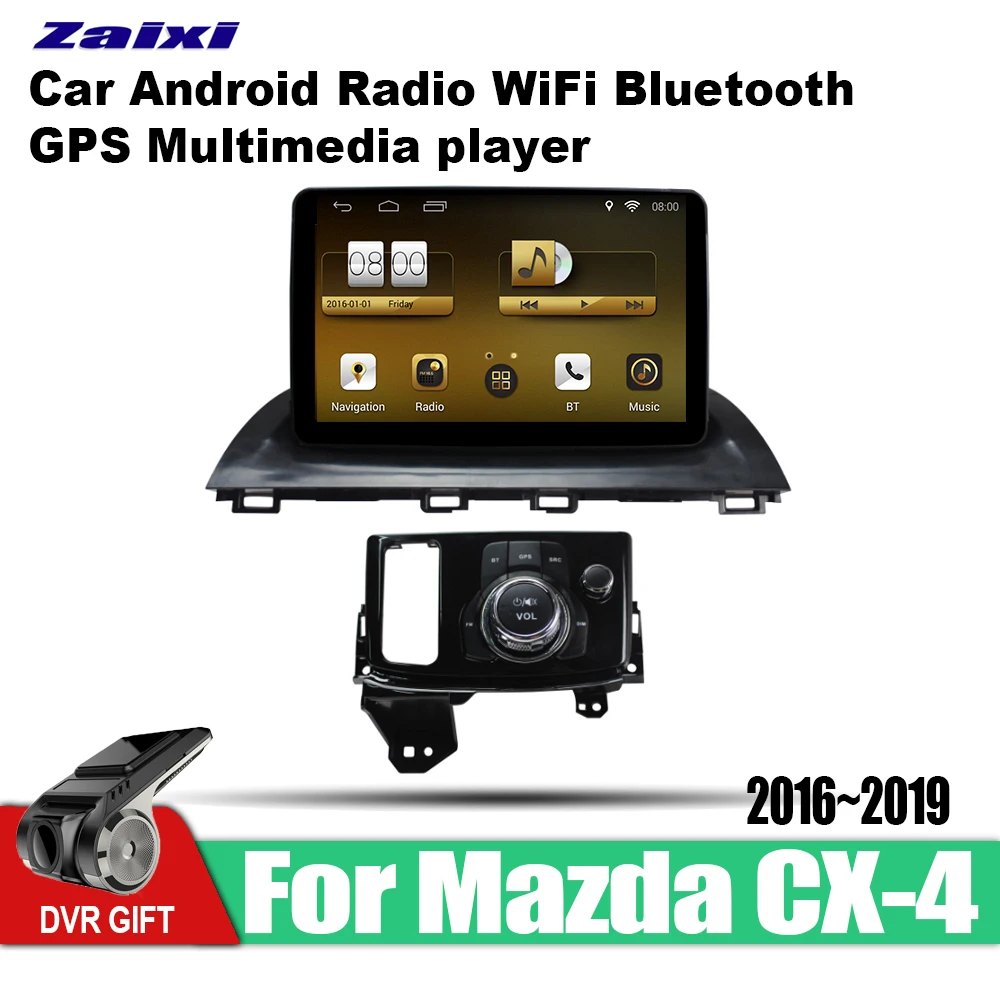 

For Mazda CX-4 2016 2017 2018 2019 Accessories Car Multimedia DVD Player GPS Navigation Radio Stereo Video HD Touch Screen 2din