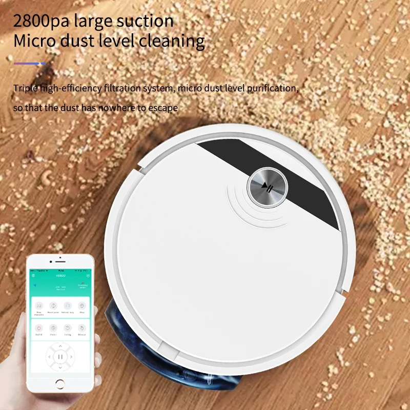 Xiaomi Youpin Robot Vacuum Cleaner Smart Cellphones APP Control Sweep and Wet Mopping Floors&ampCarpet Run 70min Hom | Бытовая техника