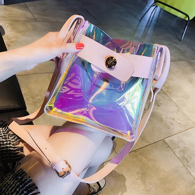 

Fashion And Personality Bag Women's Western Style Versatile WOMEN'S Bag CHIC Sense New Arrival 2019 New Style Fashion Laser Diff