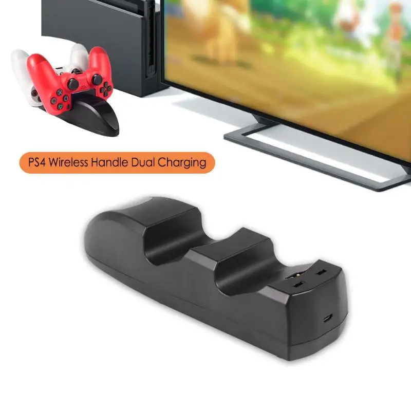 Контроллер Зарядное устройство Док-станция светодиодный двойной usb зарядная подставка зарядная станция для sony Playstation 4 PS4 PS4/PS4 Pro/PS4 Slim Control