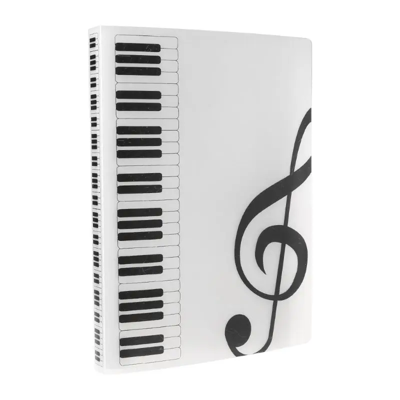 Dossier de partition de piano 40 pages fichier A4 ABS boucle de dossier  flexible