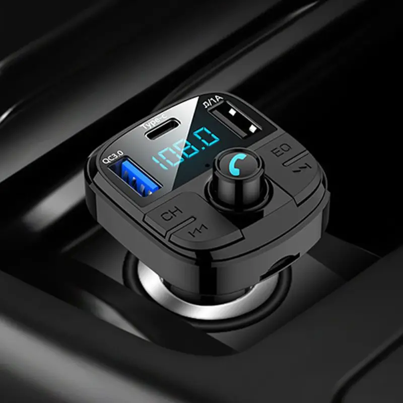 Автомобильный Bluetooth BT29 QC 3,0 беспроводной fm-передатчик MP3 радио адаптер USB зарядное устройство автомобильный комплект Автомобильная электроника адаптер