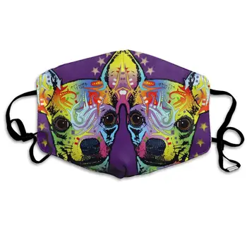 

Mouth Mask Adjustable Anti Dust Face Mask, 7-chihuahua-dean-russo Face Mask For Cycling Camping Travel