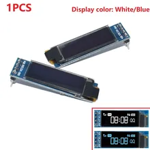 Module d'affichage LED LCD OLED 0.91 pouces, 128X32 SSD1306, 1 pièce, Module de carte de développement Ardunio