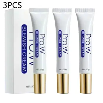 

3PC Blemishs Cream Removal Cream Ointment Facial Blemishs Skin Repair Cream Anti Acne Cream Oil Control Shrink Pores Moisturizer