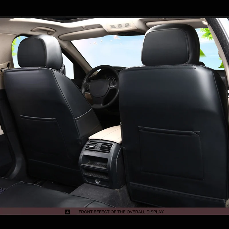 Чехол для автомобильного сиденья из ледяного шелка и искусственной кожи