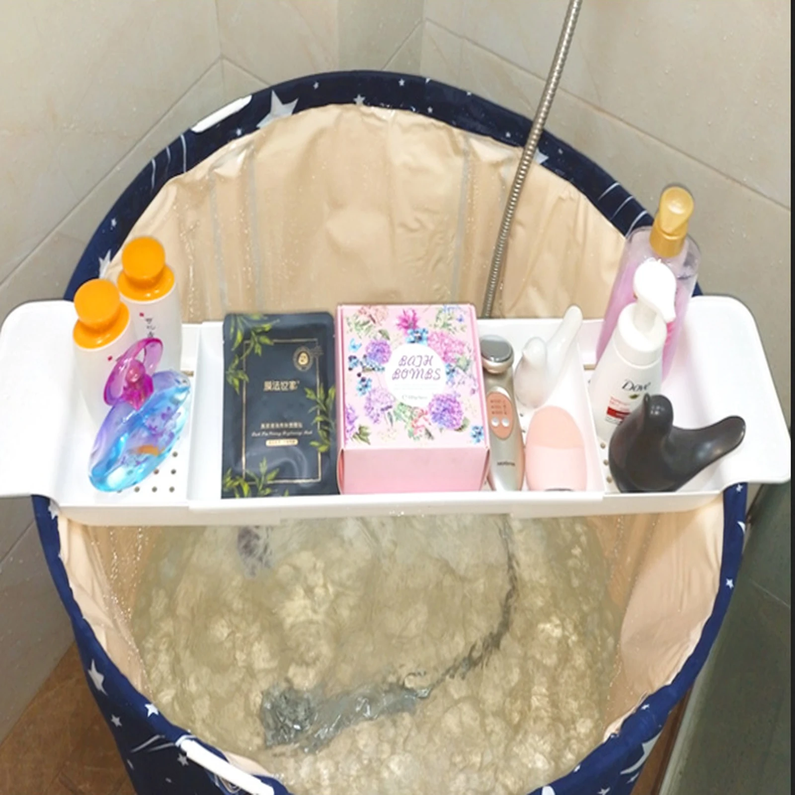 1 шт. поднос для ванной пластиковый масштабируемый органайзер душа стойка