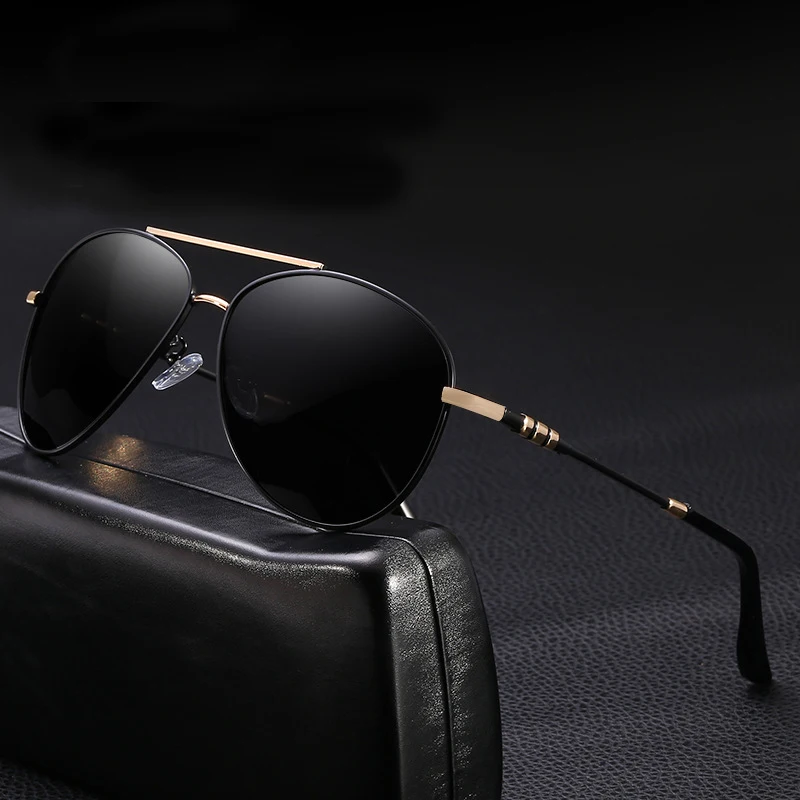 2019 Пилот мужские поляризованные солнцезащитные очки высокого качества металлические крутые вождения UV400 Солнцезащитные очки Polaroid Oculos De Sol