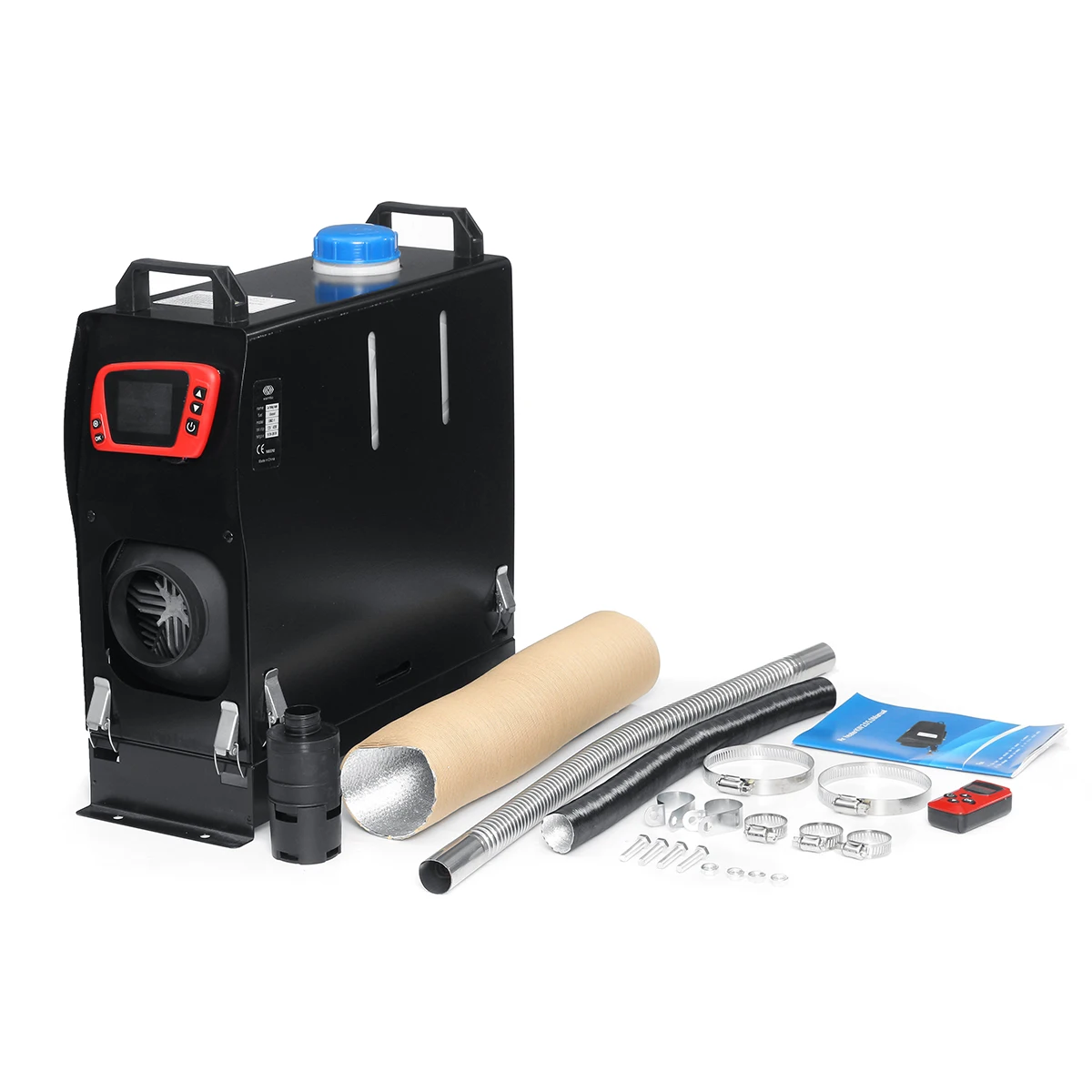 Ceny All in One jednostka Diesel nagrzewnica powietrza 12V 8KW wyświetlacz LCD przełącznik przenośny podgrzewacz samochodowy do ciężarówki samochód kempingowy van autobus łódź